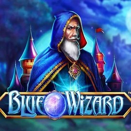 Blue Wizard slot logo by Quickspin at Stakeprix CasinoBlue Wizard