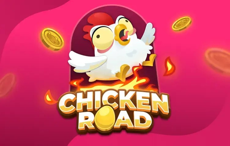 Chicken Road slot logo by InOut at Stakeprix CasinoChicken Road