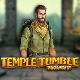 Temple Tumble Megaways slot logo by Relax Gaming at Stakeprix CasinoTemple Tumble Megaways